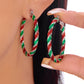 Christmas Hoop Earrings RTS