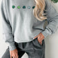 Clover Embroidered Sweatshirt RTS