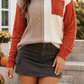 Colorblock Patch Sweater