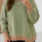 Colorblock Oversized Sweatshirt