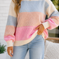 Colorblock Pullover Sweater