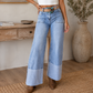 Cuffed Loose Jeans