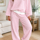 Pink Plaid Set