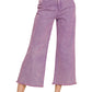 Cropped Frayed Hem Straight Jeans Zenana New RTS