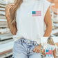 Double Sided Live Free Flag Top