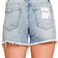 Zenana Distressed Denim Bottoms New RTS
