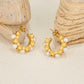 Pearl Hoop Earrings New RTS