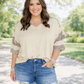 Exposed Seam Leopard Plus Top RTS