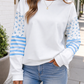 Floral Striped Pullover