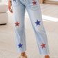 Patriotic Cropped Jeans RTS