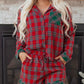 Red Christmas Plaid Set