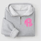 Monogram Fleece Lined Half Zip Pullover
