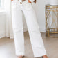 Scalloped-Patch Jeans