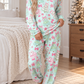 Green Abstract Lounge Set