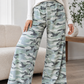 Green Camo Casual Pants