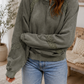 Green Lace Mineral Wash Sweatshirt
