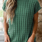 Green Textured Sweater RTS