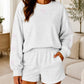 Grey Bow Embroidered Set