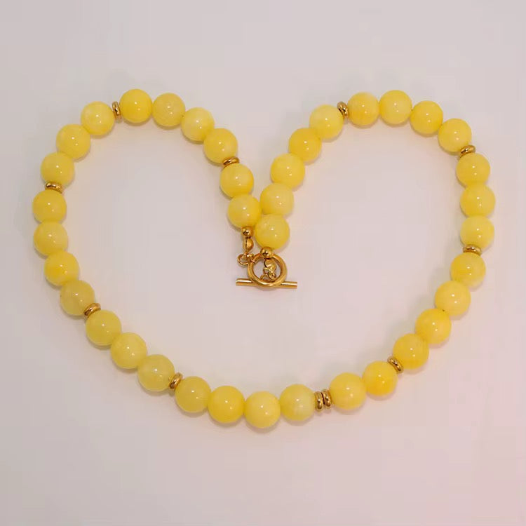 Color Pop Jade Choker Necklace RTS