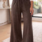Mineral Wash Flare Pant