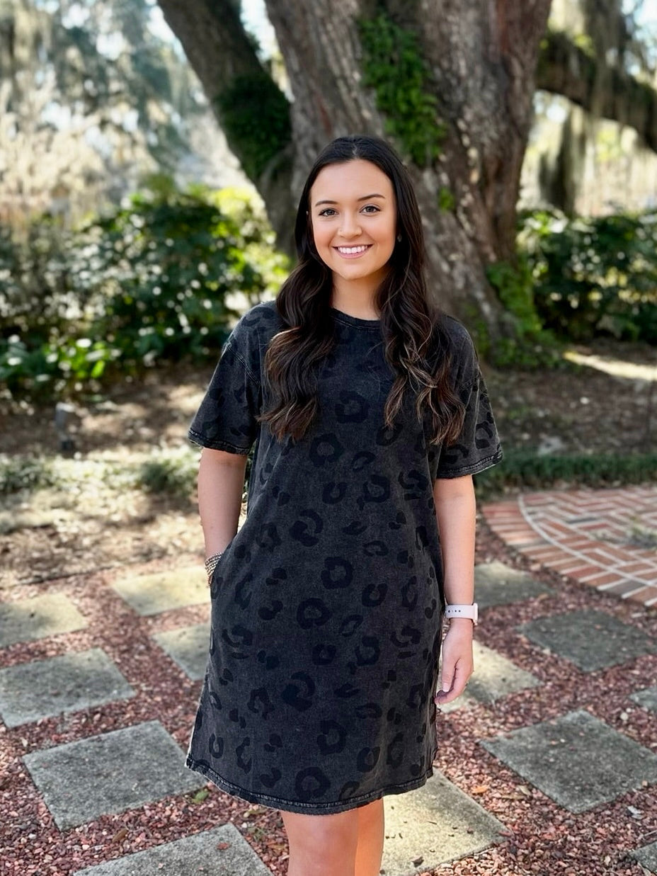 Leopard T-Shirt Dress