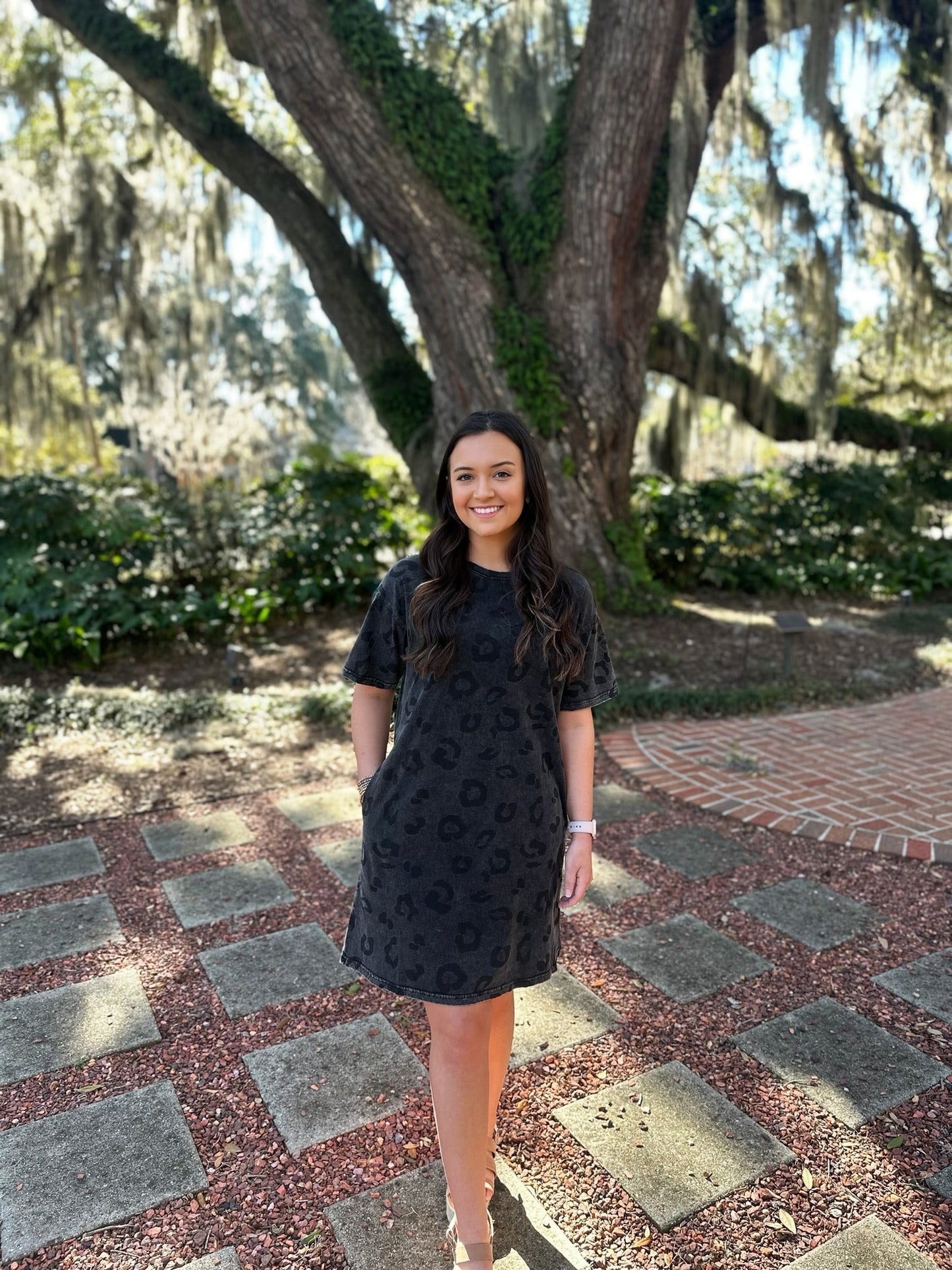 Leopard T-Shirt Dress