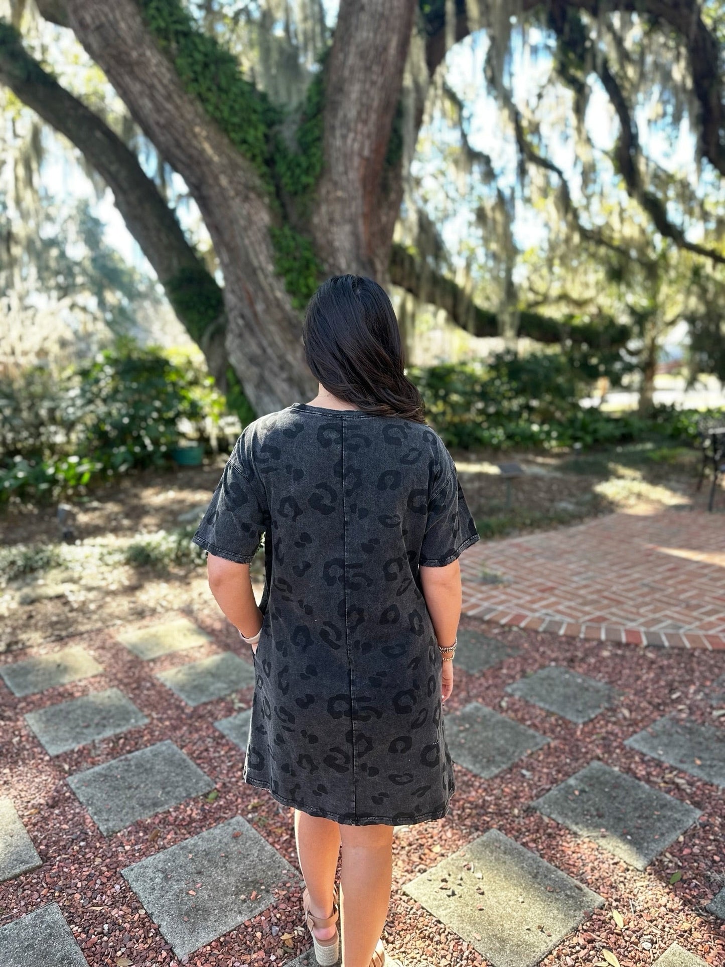 Leopard T-Shirt Dress