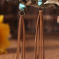 Turquoise Tassel Earrings RTS