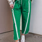 Smocked Cropped Casual Pants