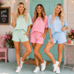Polka Dot Oversized Top Set