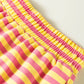 Yellow Stripe Round Neck Set