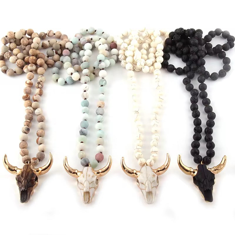 Western Longhorn Necklace RTS