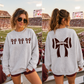 Bow Game Day Oversized Swearshirt