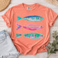 Preppy Fishing Lure Trio Tee.