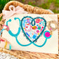Stethoscope Heart Nurse Tee.