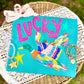 Colorful Lucky Duck Star Tee.