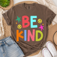 Mix Pattern Be Kind Smiley Tee.