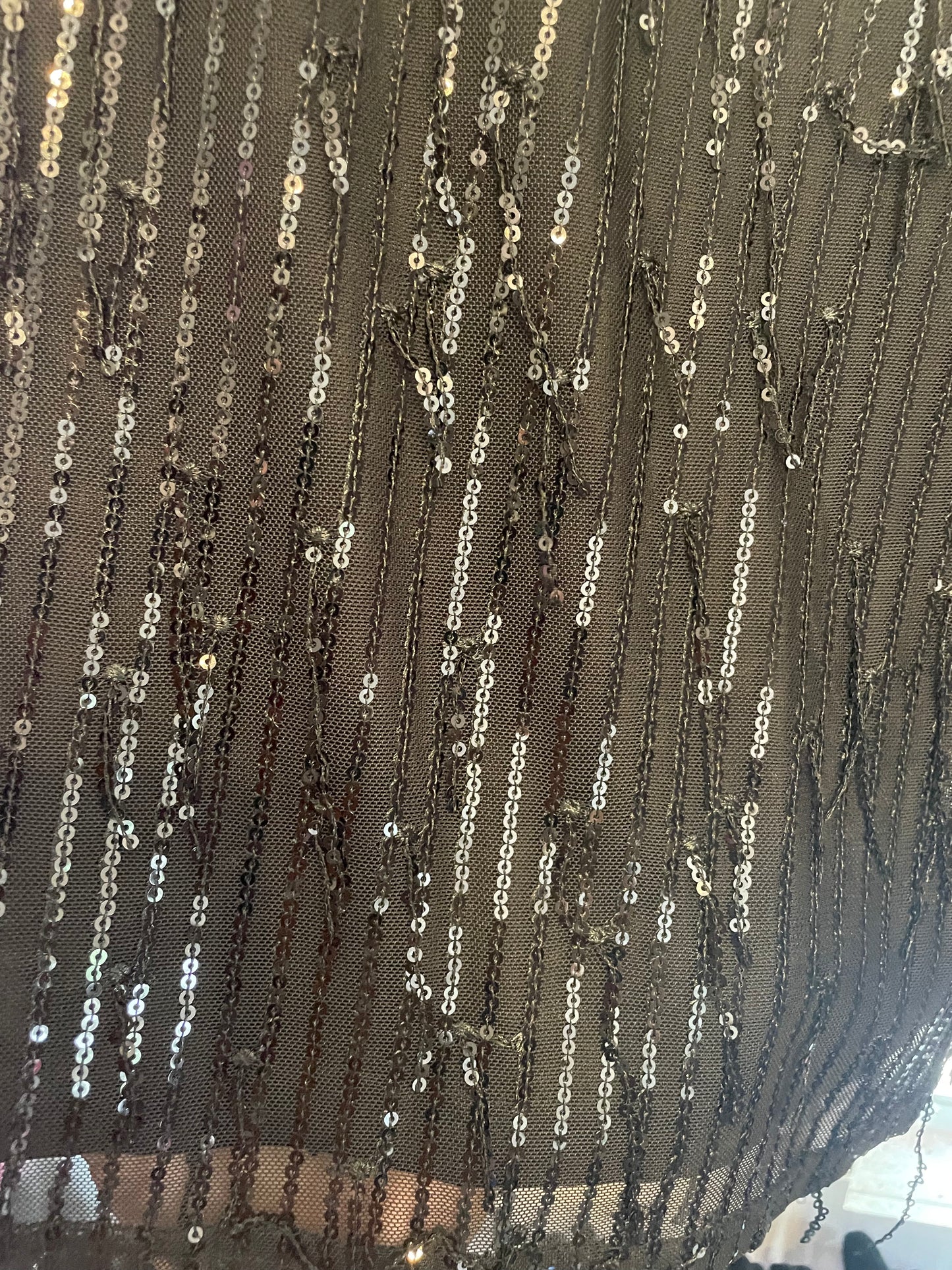 Glitter Fringe Sleeveless Tank