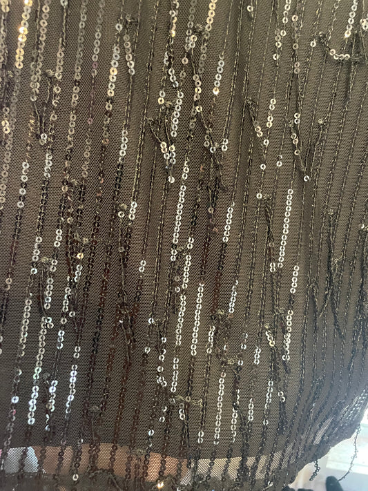 Glitter Fringe Sleeveless Tank