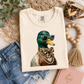 Leopard Bow Rhinestone Mallard Tee.