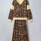 Leopard V Neck Set