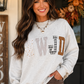 WWJD Mixed Pattern Mock Neck