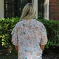 Floral Wide Sleeve Ruffle Top RTS