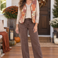 Quilted Floral Patchwork Vest