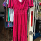 Wine Velvet Maxi Dress