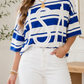 Blue Stripe USA Loose Top RTS