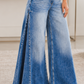 Side Seam Flare Denim Jeans