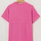 Pink Corded Top