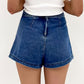 Faux Wrap Denim Skort RTS