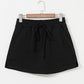 Black Casual Skort